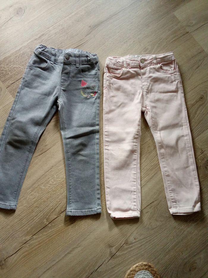 Lot 2 jeans fille 3 ans - photo numéro 1