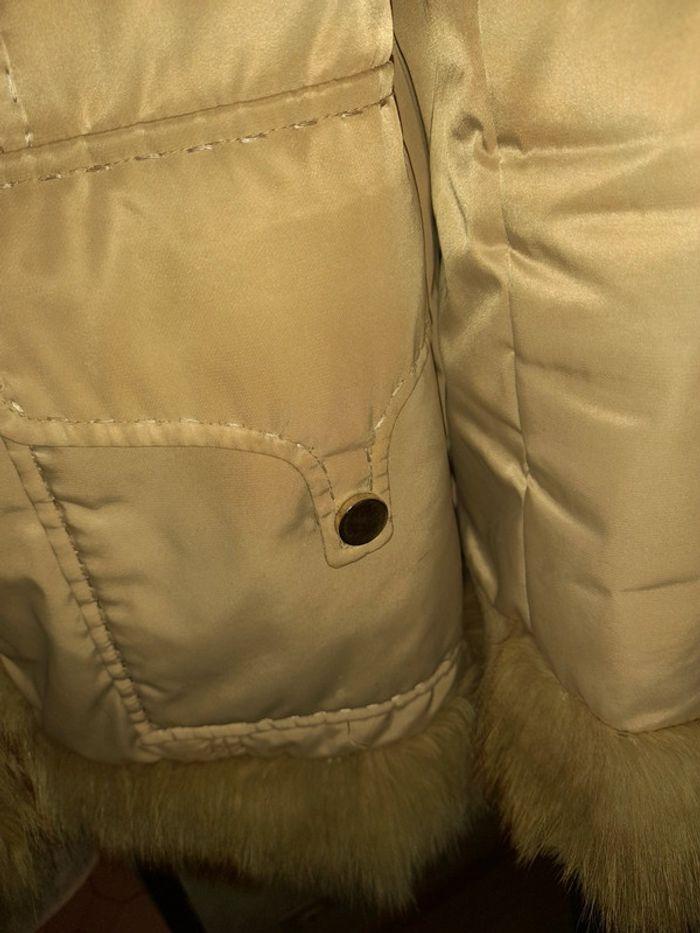 Manteau beige satiné 36 38 - photo numéro 9