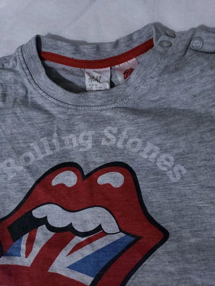 T-shirt 9-12 mois rolling Stones by H&M maillot fille - photo numéro 2