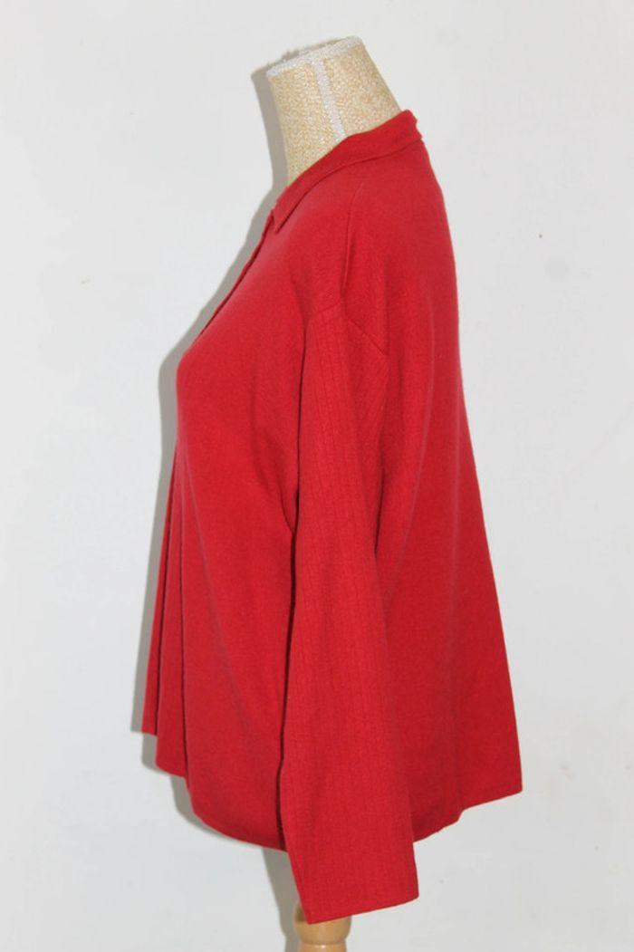 Pull hiver rouge - Manches longues - Fileuse d'arvor - 54 - photo numéro 6