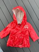 Manteau de pluie rouge catimini 6 mois