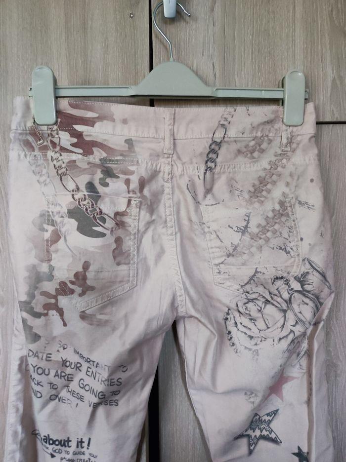 Pantalon rose imprimé 8 Made in Italy - photo numéro 8