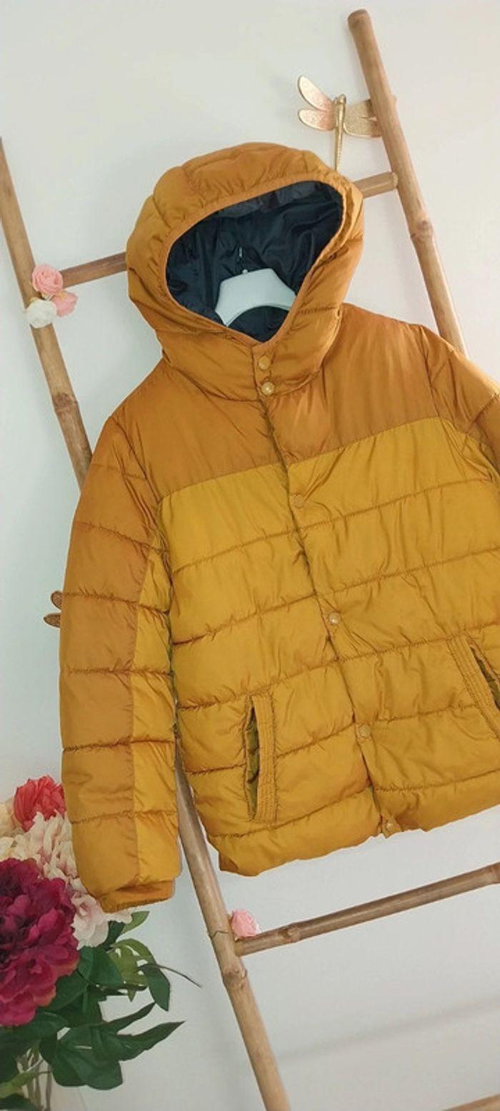 Doudoune/ parka/ Manteau jaune moutarde by Zara Taille 11/12 ans Excellent état - photo numéro 2