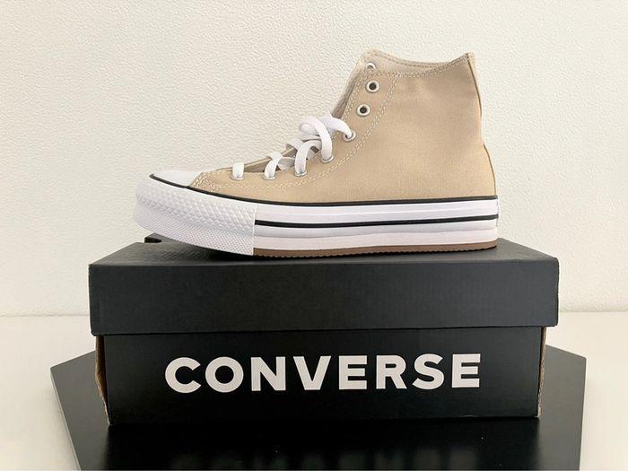 Converse All Star Chuck Taylor Eva Lift Seasonal Nutty Granola - photo numéro 7