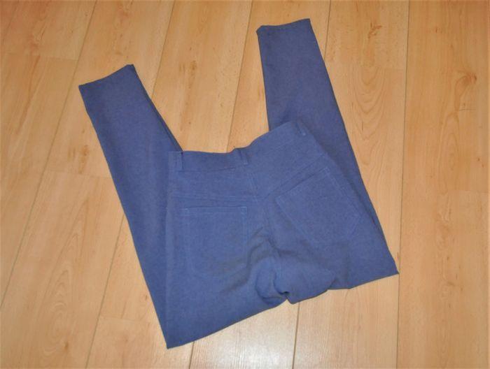 Pantalon classique stretch bleu t.2/M-38 état neuf - photo numéro 4