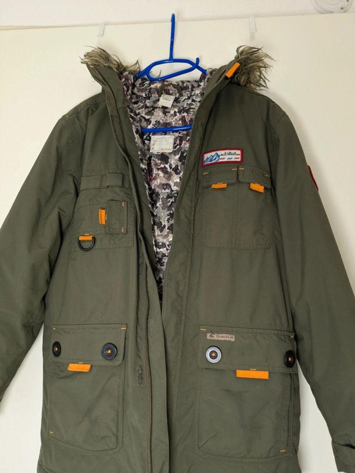 Parka doudoune kaki Oxylane 14 ans - photo numéro 1