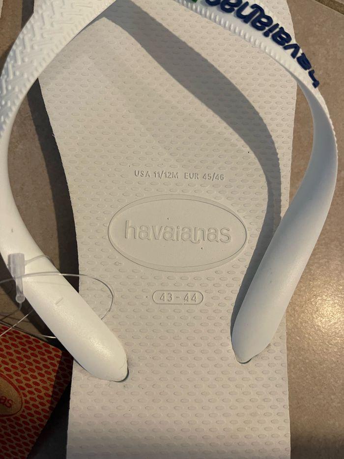 Tong havaianas adulte blanche - photo numéro 2