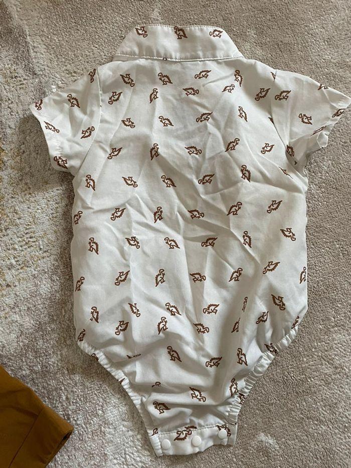 Ensemble chemise et salopette bébé - photo numéro 4