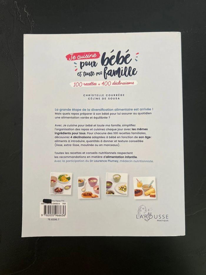 Livre « Je cuisine pour bébé et toute la famille » - photo numéro 2