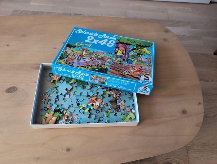 2 Puzzles Winnie l'ourson Disney complets 48 pièces chacun - photo numéro 1