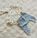 Lot barboteuse et jogging Zara 1-3M 62cm