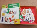 Boîte Puzzle chiffres,  boîte d'origine dès la maternelle, complet, apprentissage mathématiques, dès 3 ans, boîte d'origine