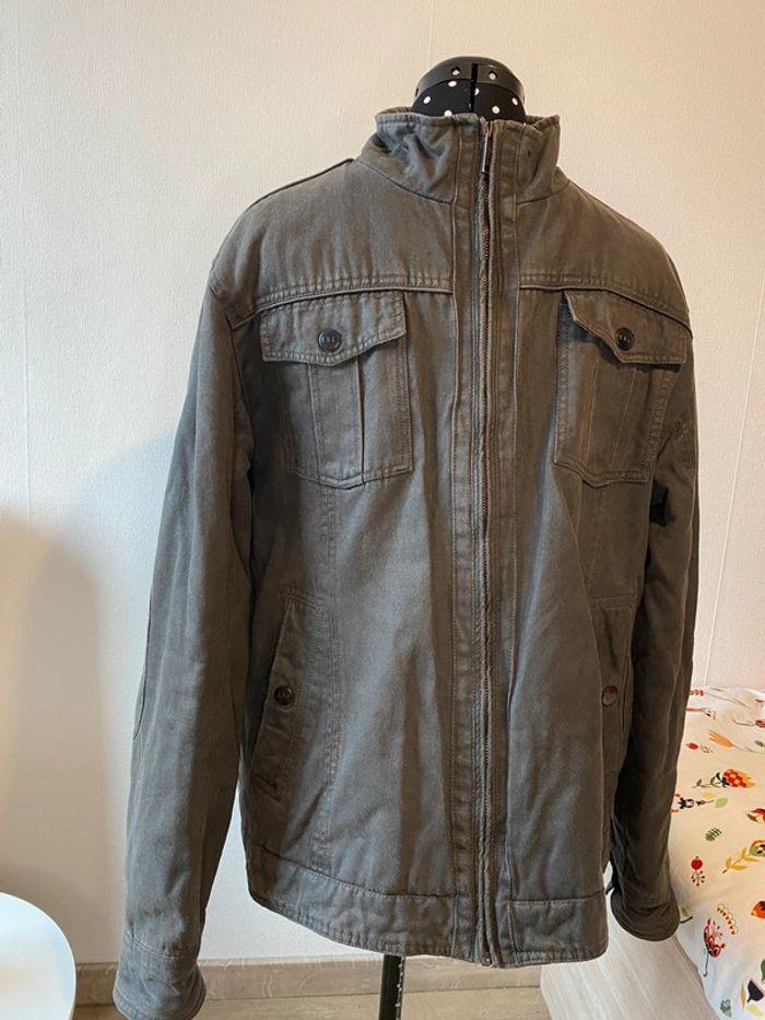 Veste harrington gris pour homme La Halle taille XL - photo numéro 3