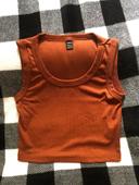 crop top marron