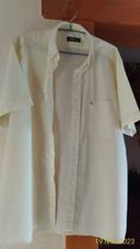 Chemise Homme jaune clair Yves Dorsey