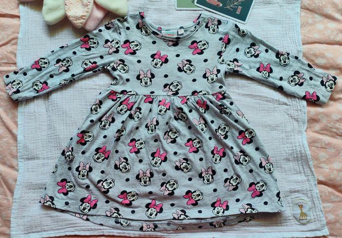 Robe manches longues Minnie 12 mois - photo numéro 2