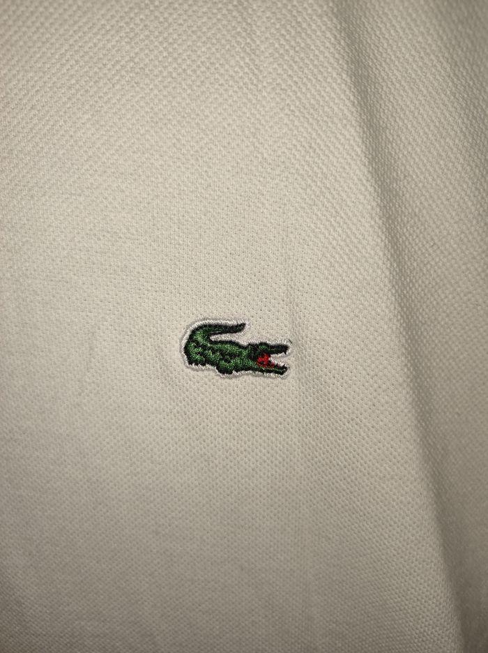 Polo Lacoste blanc - photo numéro 4