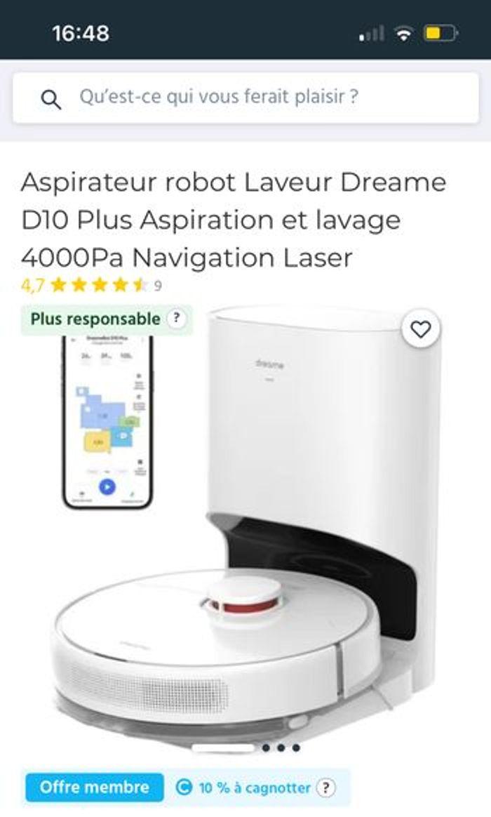 Robot aspirateur laveurs Dreame - photo numéro 3