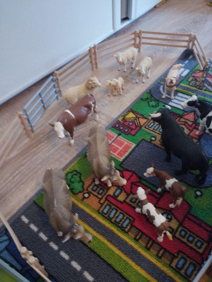 Gros lot schleich ferme animaux personnages et accessoires - photo numéro 10