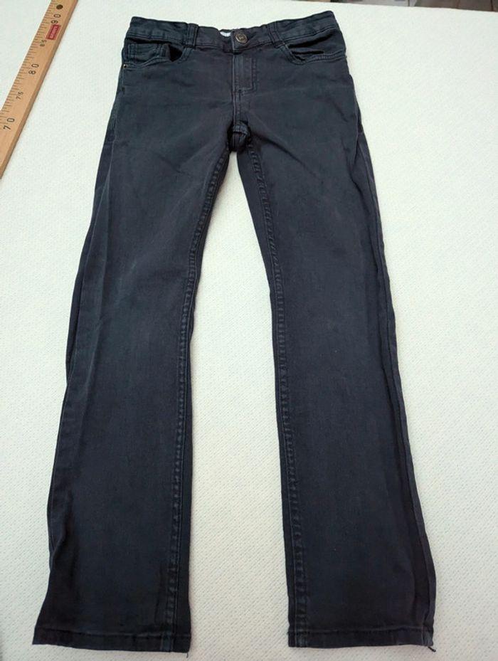 Lot de 2 jeans slim/skinny 8 - 9 ans bleu marine - photo numéro 6