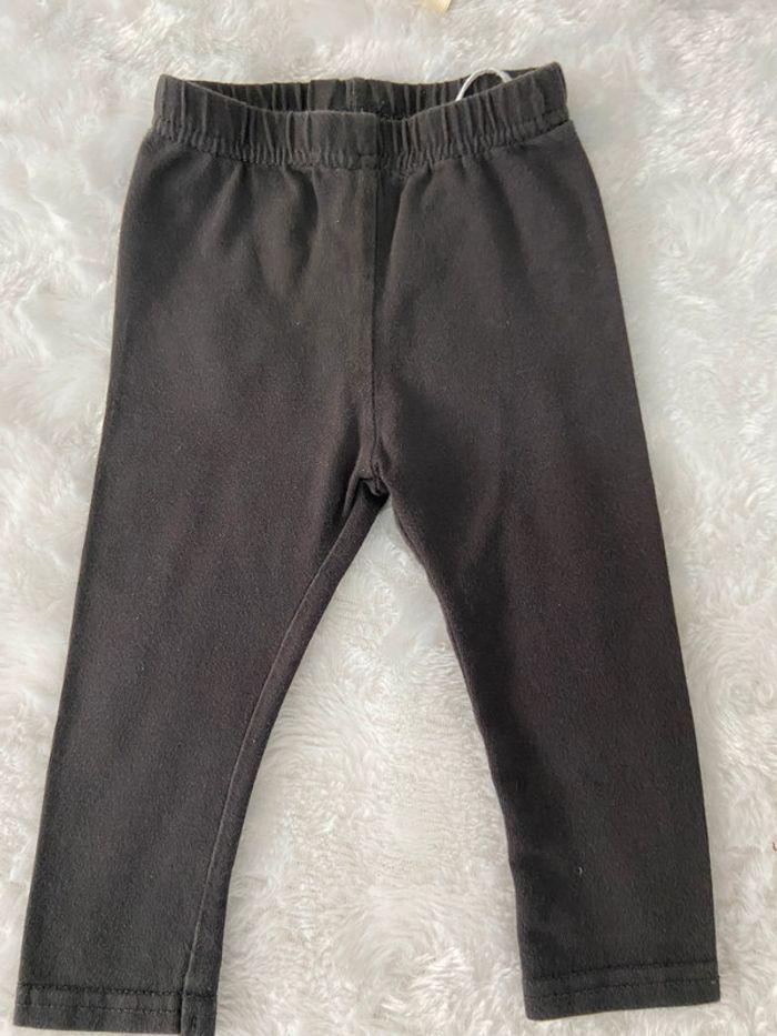 Pantalon leggins gris fonce tbe 1 an - photo numéro 2