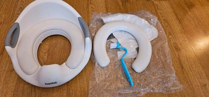 Reducteur WC,Adaptateur, rehausseur toilette pour bébé avec coussinet de confort - photo numéro 4