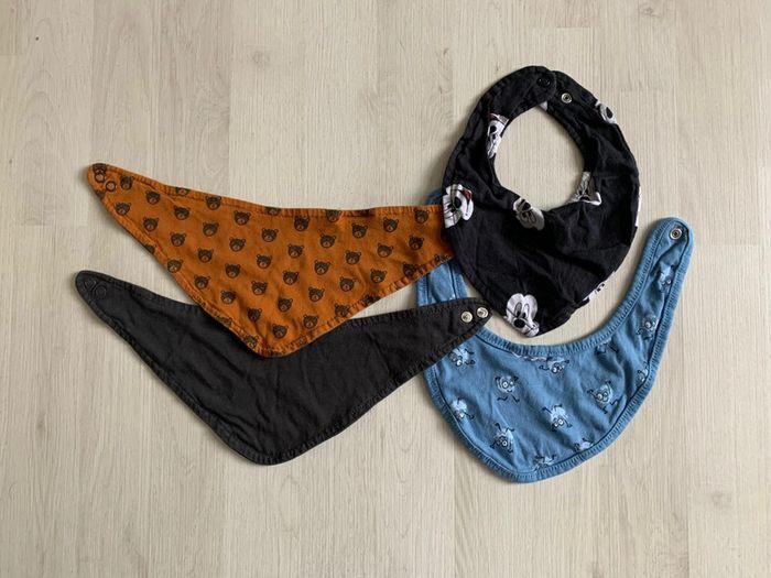 Lot bavoir bandana - photo numéro 1