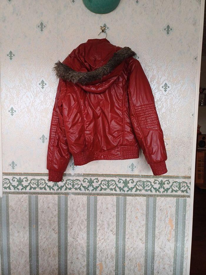 Manteau rouge imperméable femmes - photo numéro 2