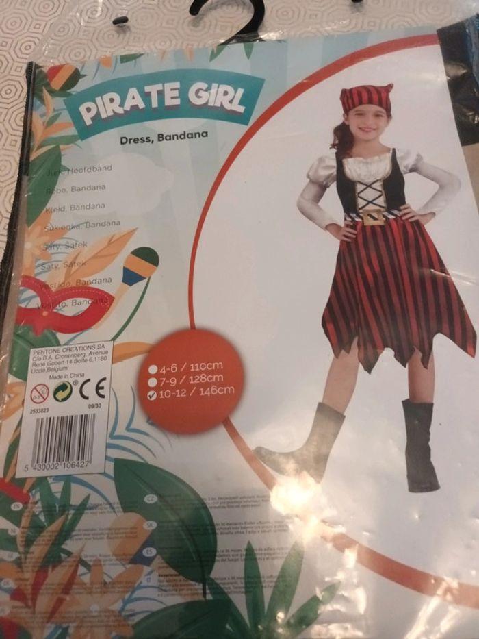 Déguisement fille pirate 10/12 ans - photo numéro 2