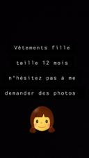 Vêtements fille 12 mois