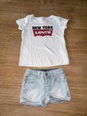 Ensemble short et t-shirt Lévis