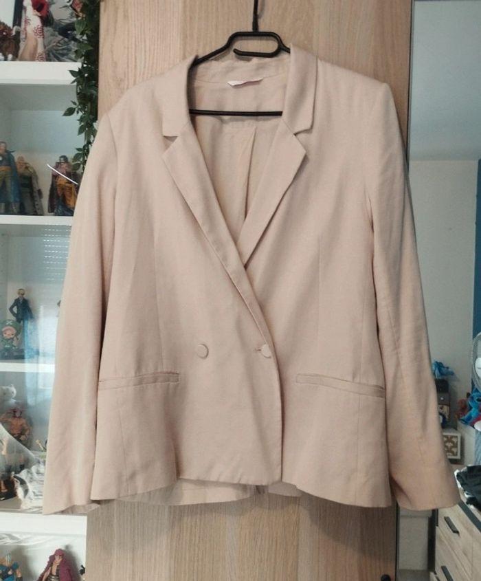 Veste blazer beige crème neuf camaïeu - Taille XL 42