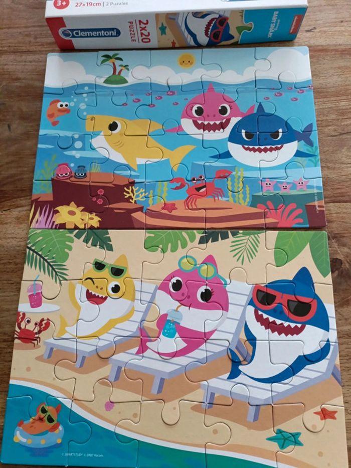 Puzzle 2x20 baby shark 3ans+ - photo numéro 2