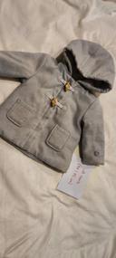 Vêtement bébé fille Manteau chaud Kiabi taille 18mois