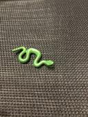 Playmobil figurine serpent à sonnette vert gueule ouverte western