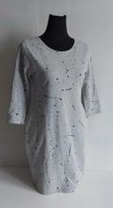 Robe sweat gris et noir taille M voir mesures dans la description et en photos