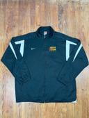 Veste sport Vintage 90's Nike Team basketball Simpson Storm USA noir brodée 3XL / XXXL