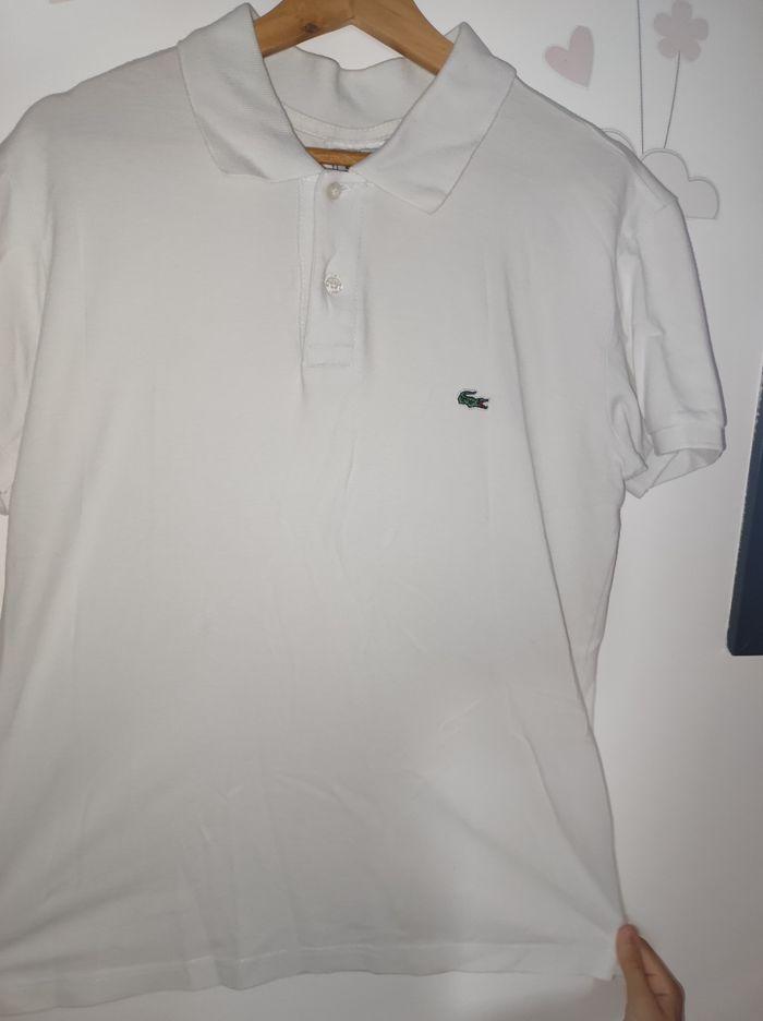 Polo Lacoste blanc - photo numéro 3