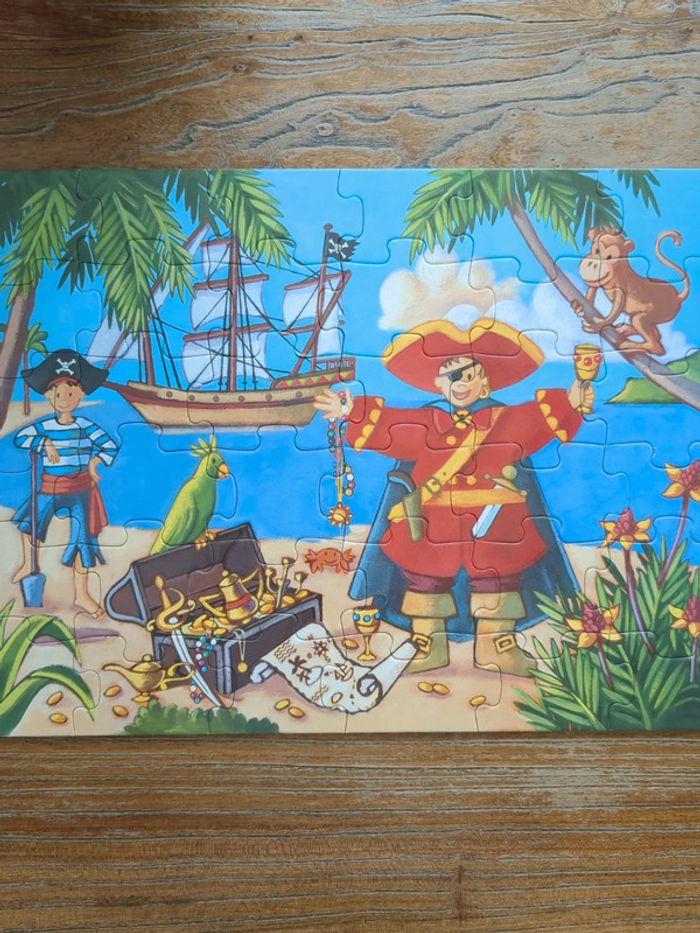 Puzzle - Le pirate et son trésor - Djeco - photo numéro 2