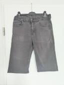 Short bermuda jean gris H et M 12 ans