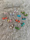 Lot boucles d'oreilles Claire's