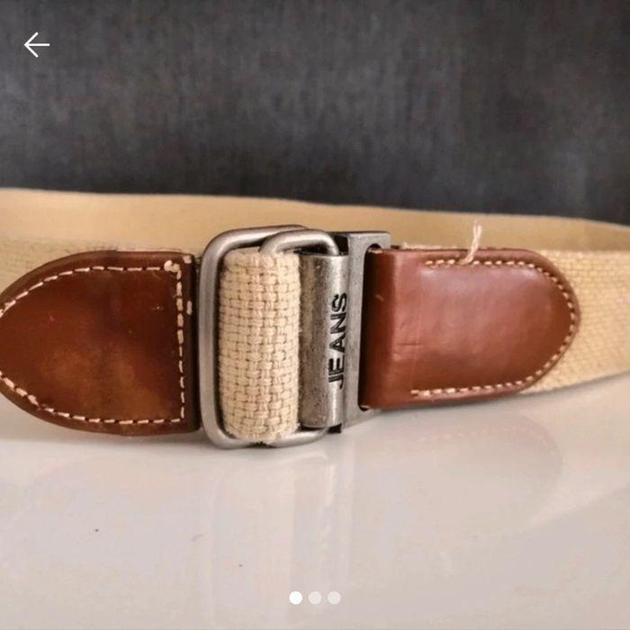 Ceinture beige jeans neuve - photo numéro 3