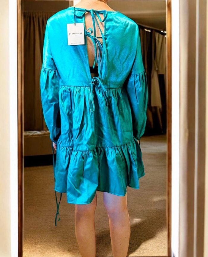 Robe babydoll turquoise - photo numéro 2