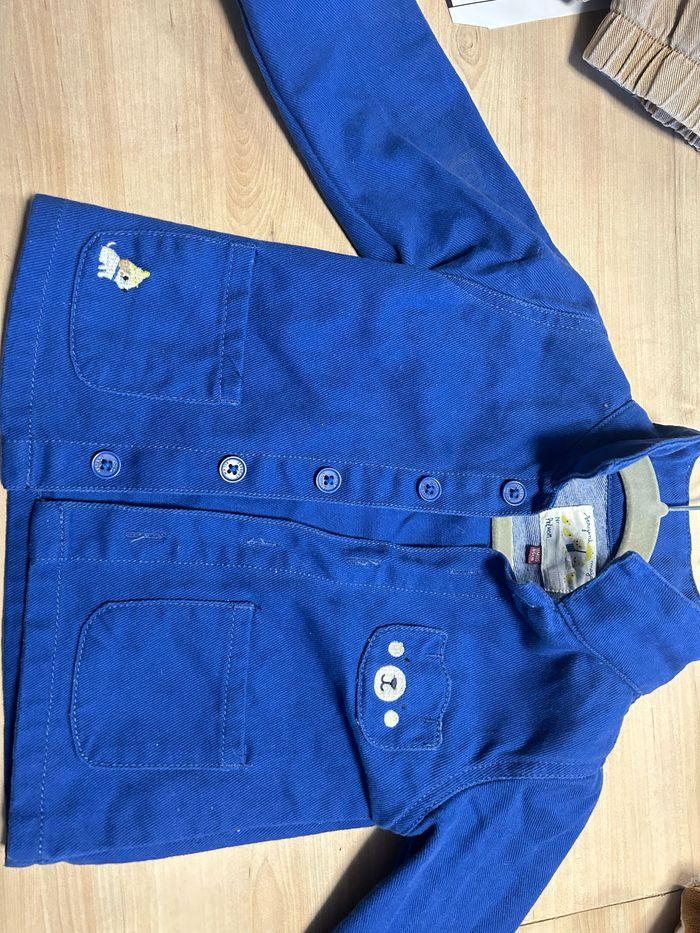 Veste en jean  bleu électrique Sergent Major 18 mois