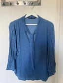 Blouse bleue Zara taille M