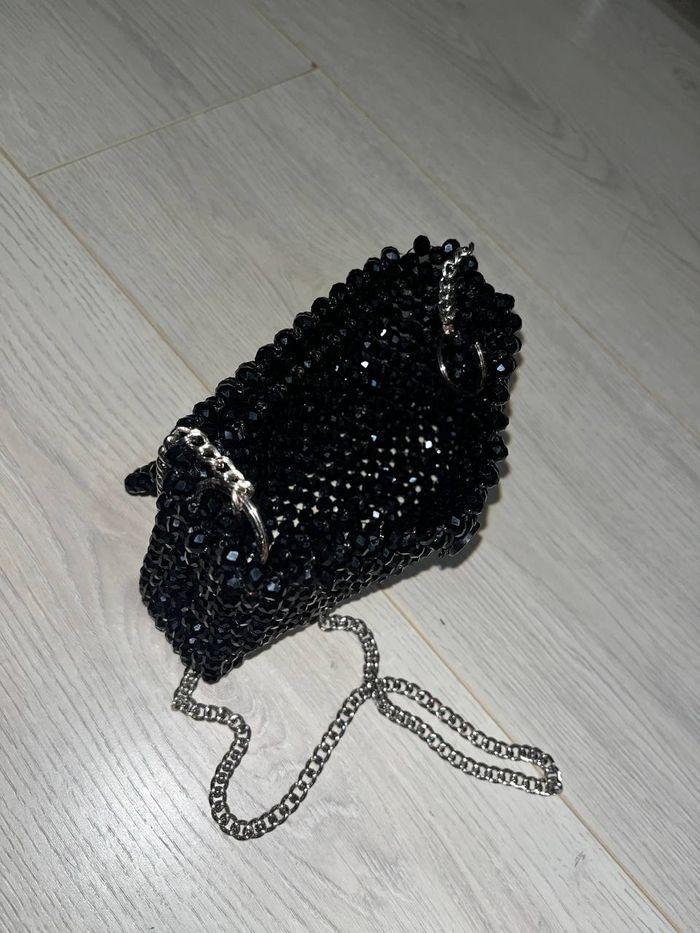 Sac en perles d obsidienne - photo numéro 1