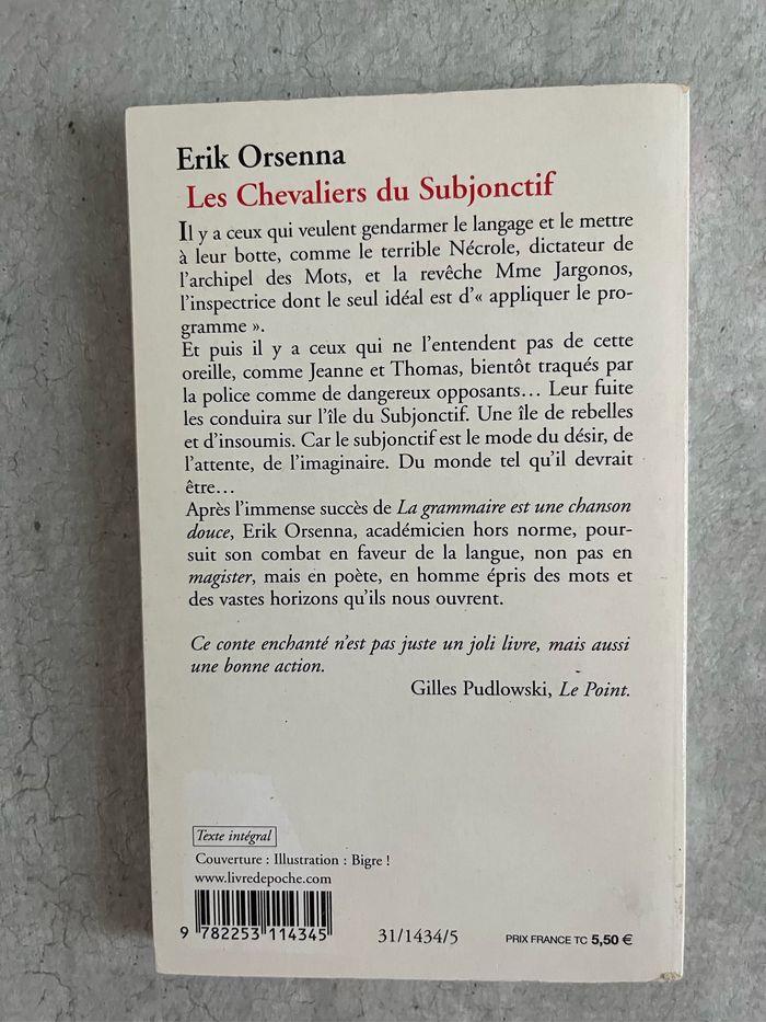 Les chevaliers du Subjonctif de Erik Orsenna - photo numéro 2