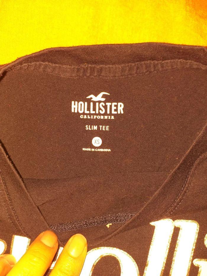 Tshirt manches courtes hollister xs - photo numéro 4