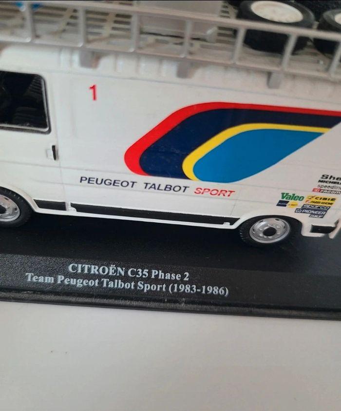 Camion(1983 à 1986) c35 phase 2 team peugeot talbo sport - photo numéro 2