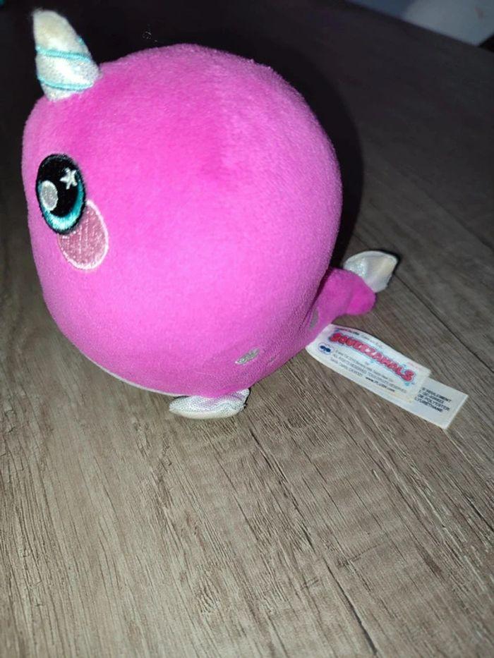 Peluche squeezamals baleine licorne rose 🦄 - photo numéro 2